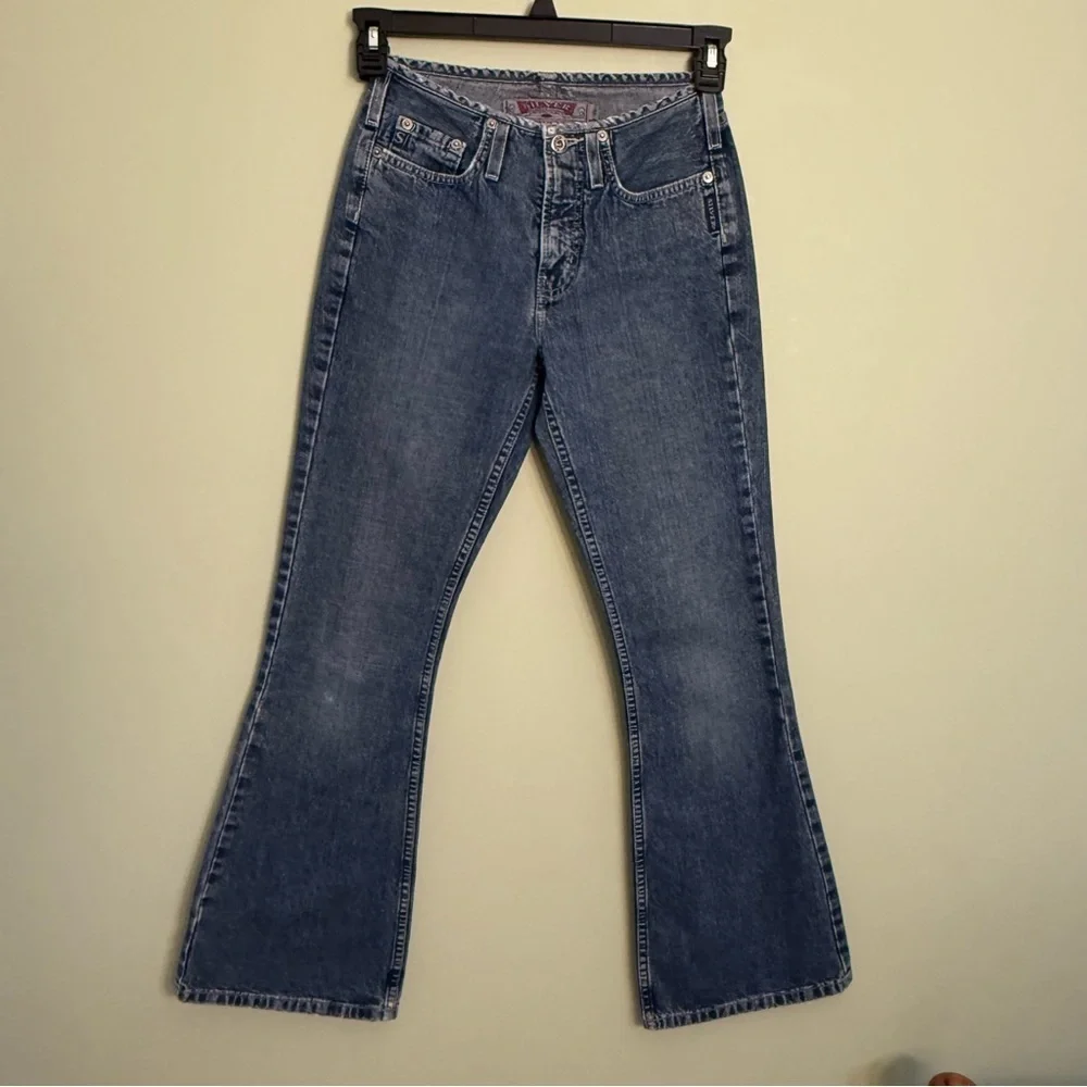 Silver Vintage woman’s flare jeans‎ waist 25 length 31 prewashed
